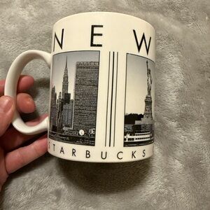 Starbucks "City Scenes Barista” series mug from New York; 16oz; 2003